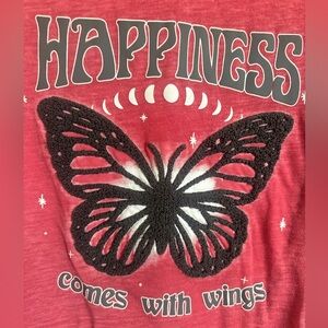 Women's Red Graphic Tee - Short Sleeve